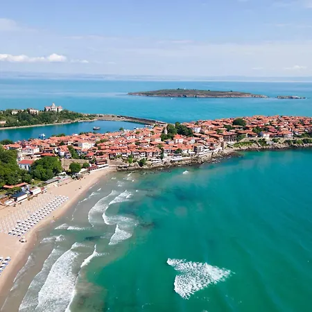 Szálloda Panorama Blue Family And Free Parking Neszebar
